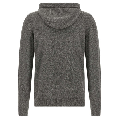 Roberto Collina Gray Virgin Wool Cardigan