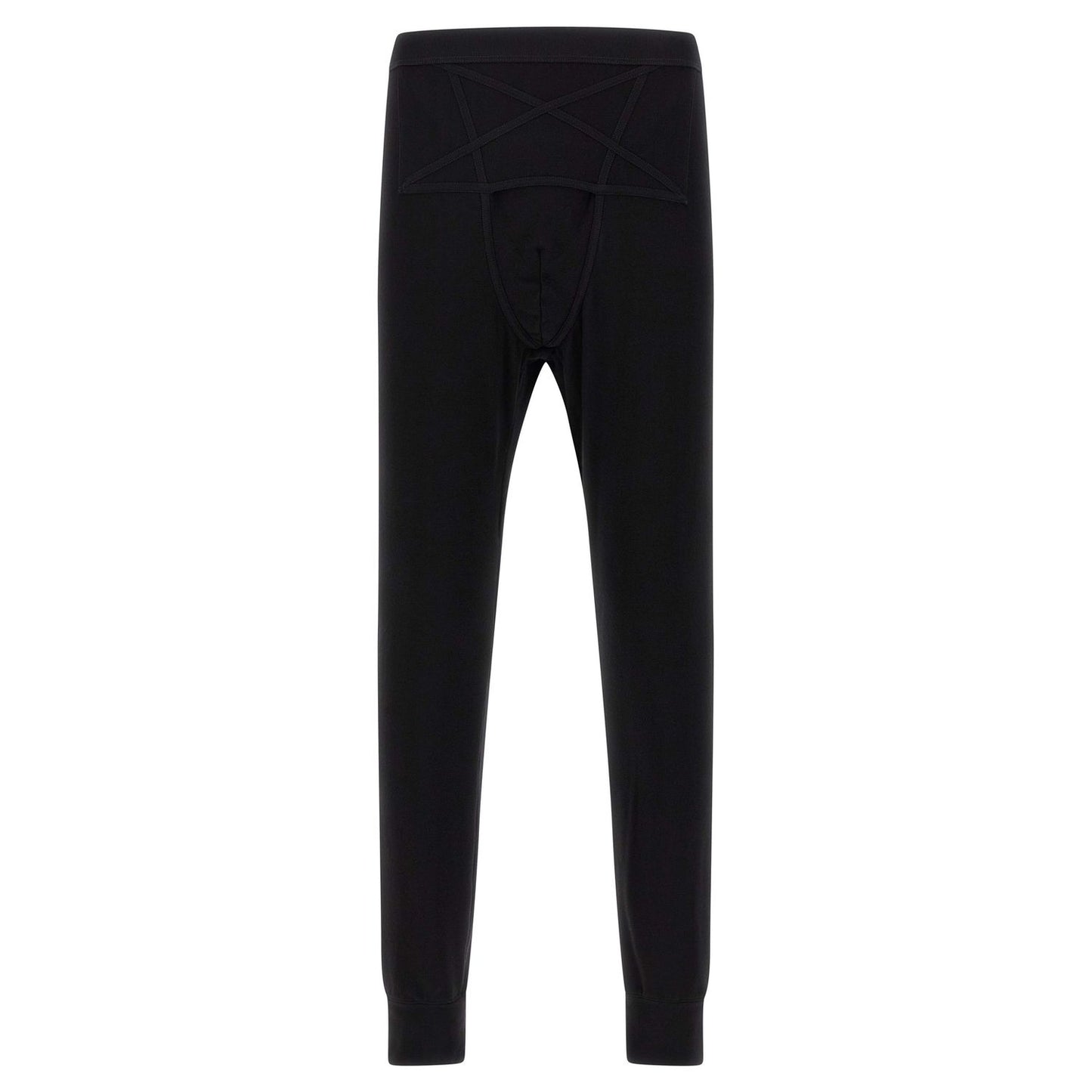 Rick Owens Black Wool Leggings