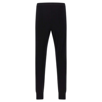 Rick Owens Black Wool Leggings