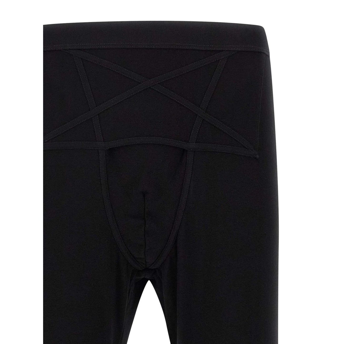 Rick Owens Black Wool Leggings