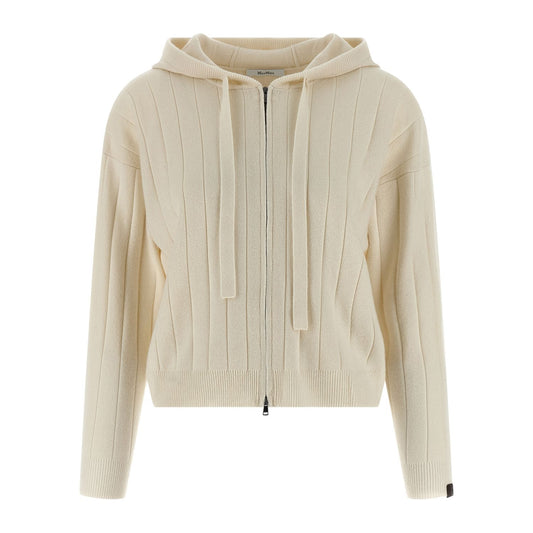 Max Mara White Cashmere Cardigan