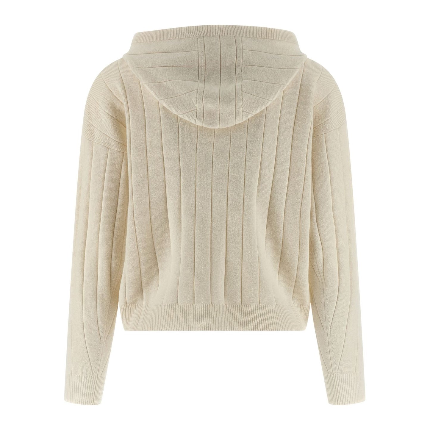 Max Mara White Cashmere Cardigan