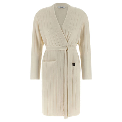 Max Mara White Cashmere Cardigan