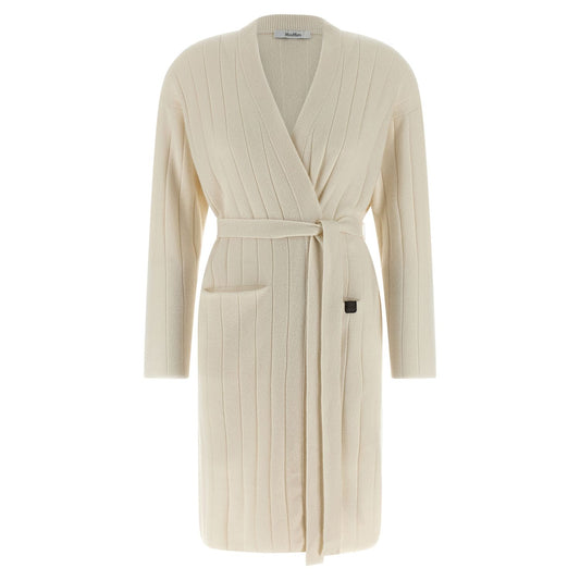 Max Mara White Cashmere Cardigan