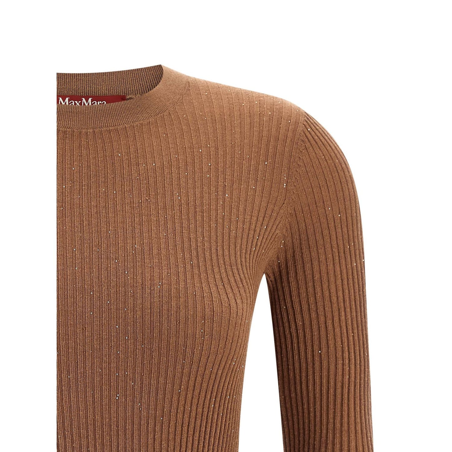 Max Mara Beige Silk Cardigan