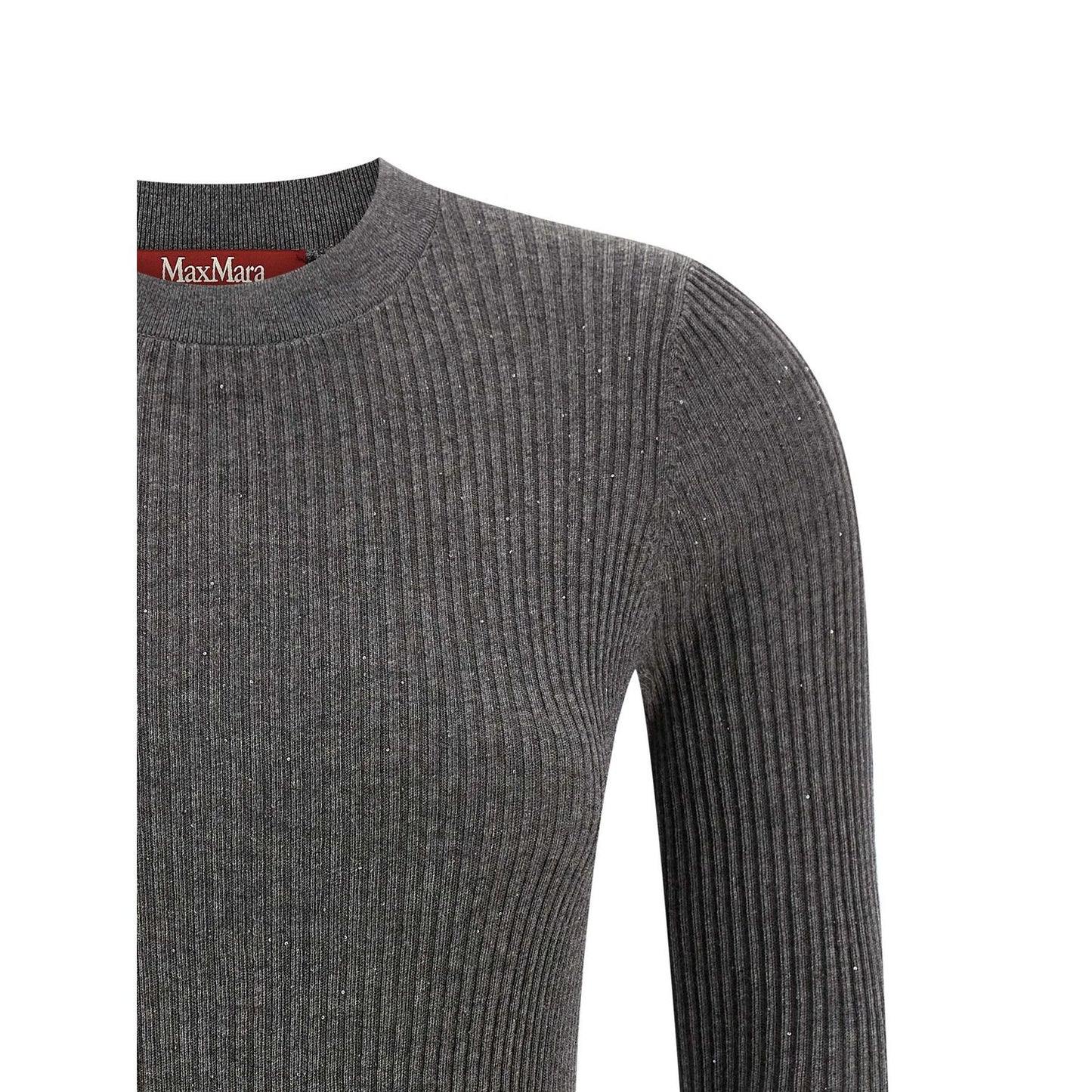 Max Mara Gray Silk Cardigan