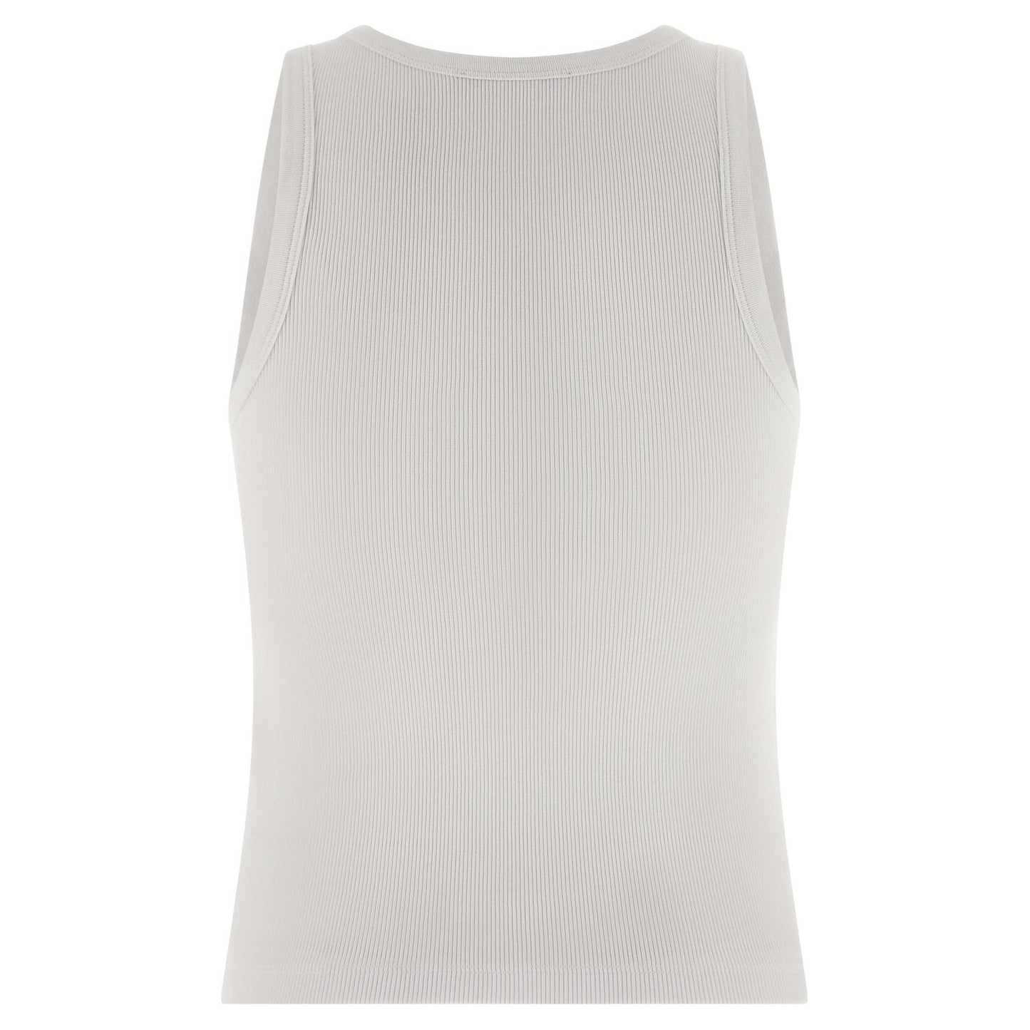 Givenchy White Cotton Sleeveles T-Shirt