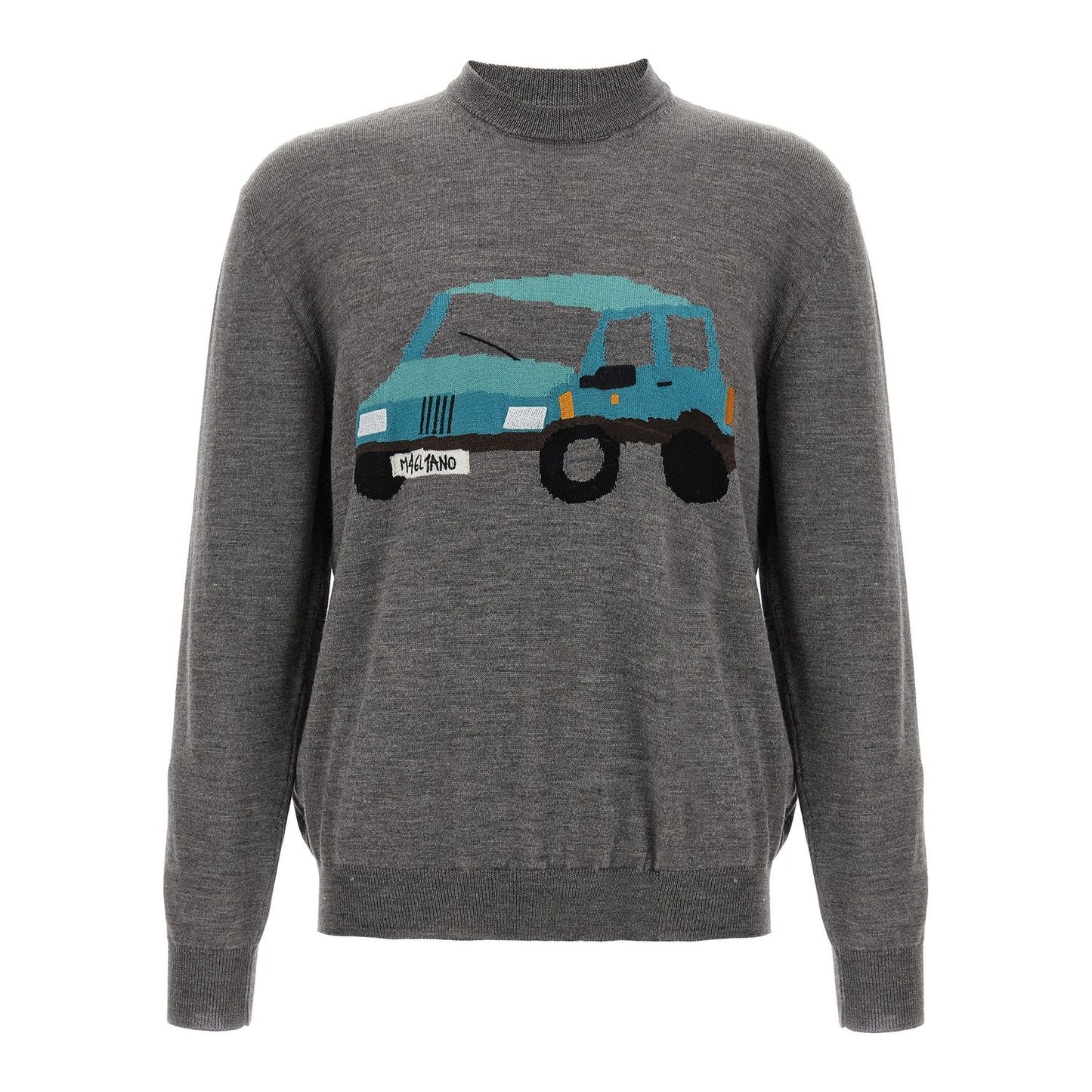 Magliano Gray Wool Cardigan