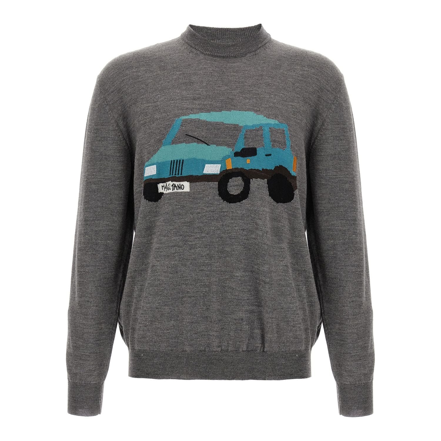 Magliano Gray Wool Cardigan
