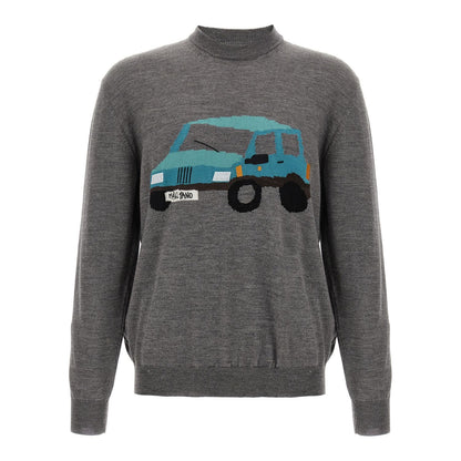Magliano Gray Wool Cardigan