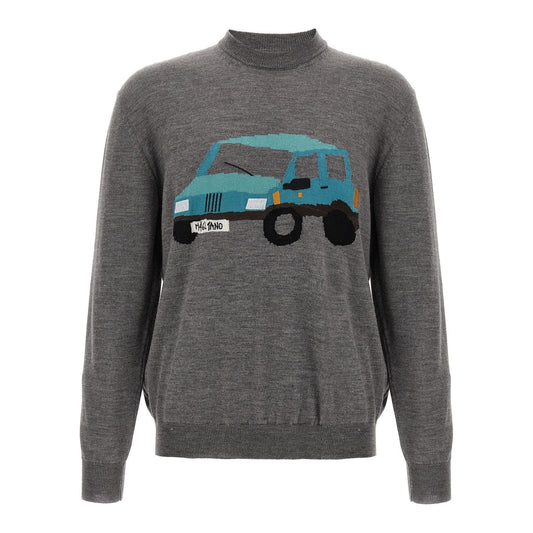 Magliano Gray Wool Cardigan