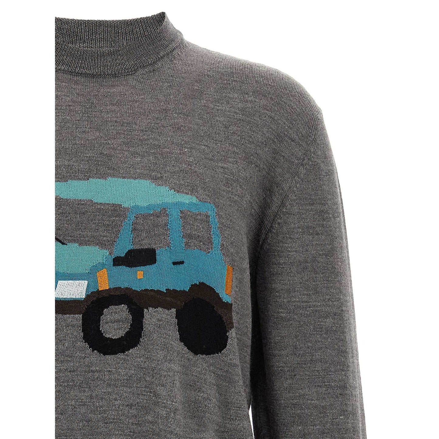 Magliano Gray Wool Cardigan