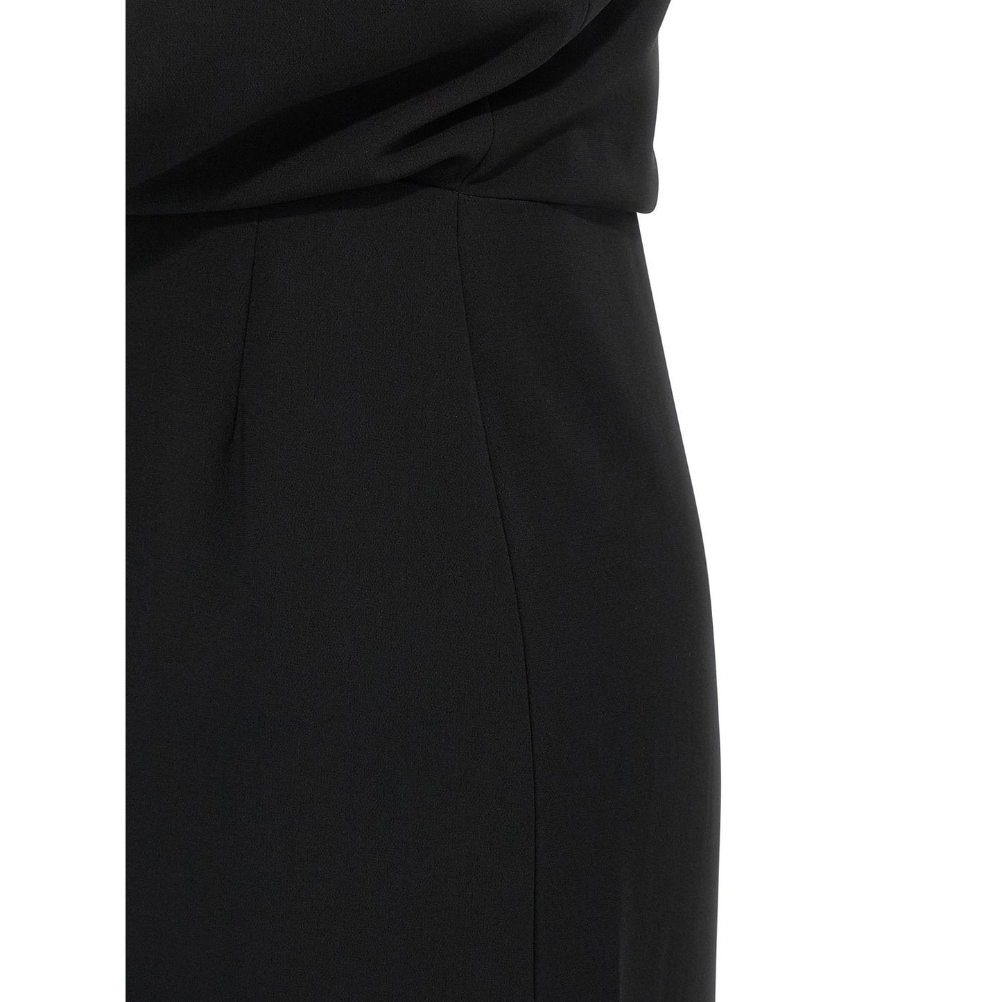Max Mara Black Triacetate Long Dress