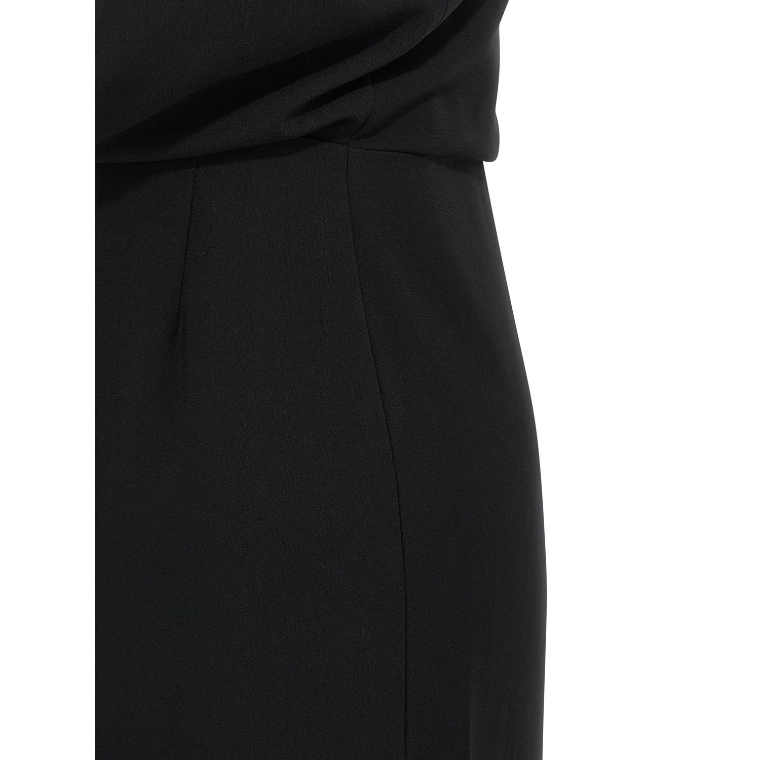 Max Mara Black Triacetate Long Dress