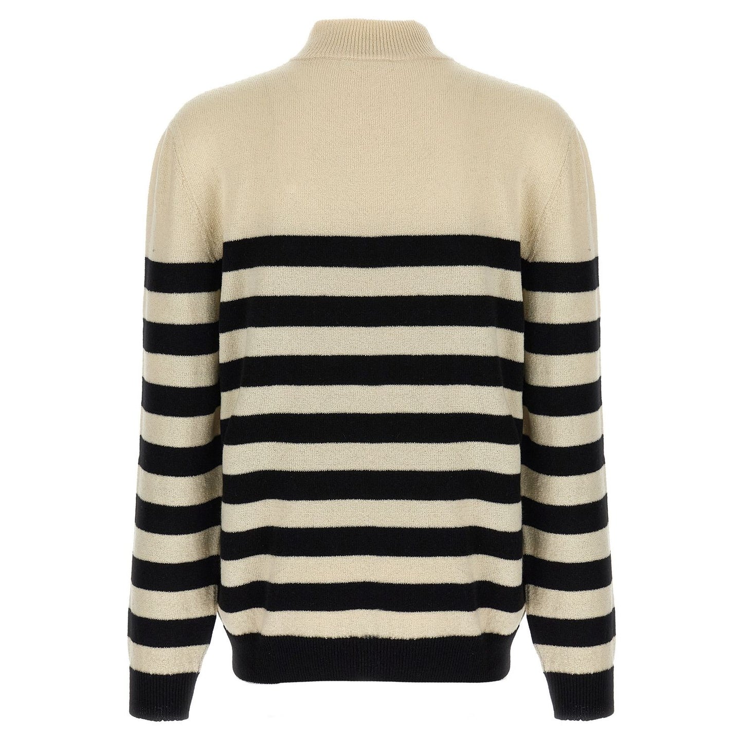 Balmain Bicolor Wool Cardigan
