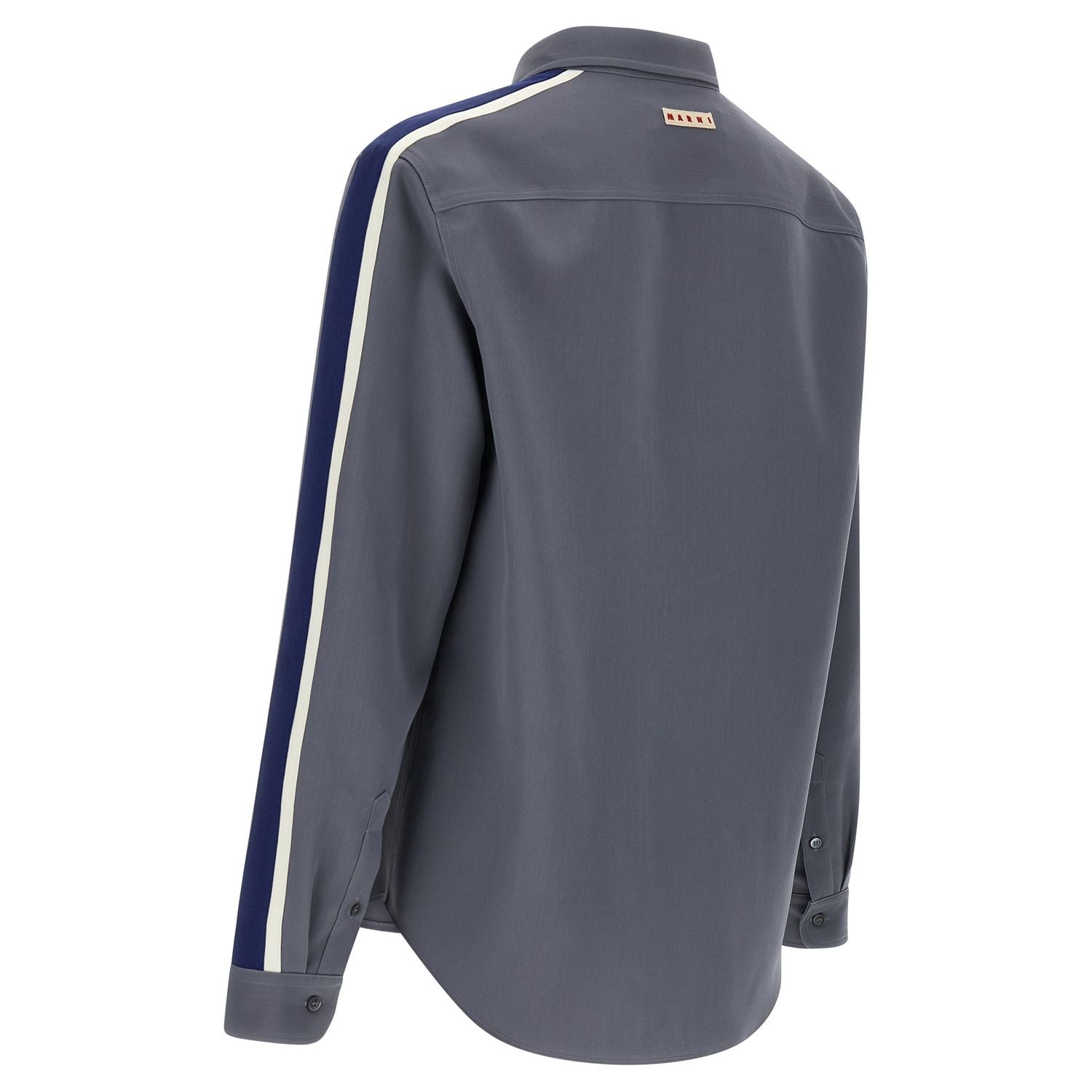 Marni Gray Virgin Wool Blouse