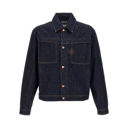 Casablanca Blue Cotton Denim Jacket