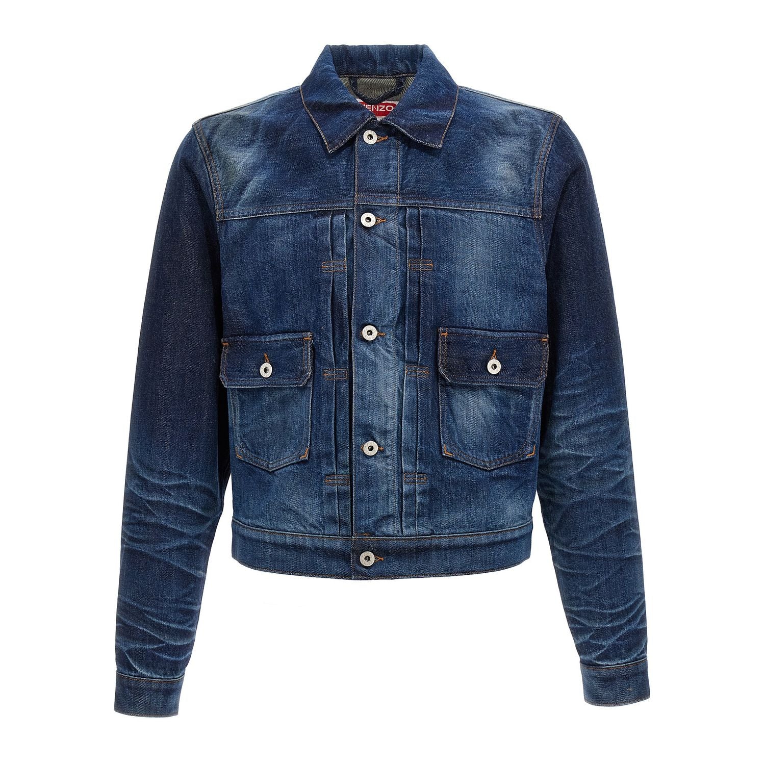 Kenzo Blue Cotton Denim Jacket