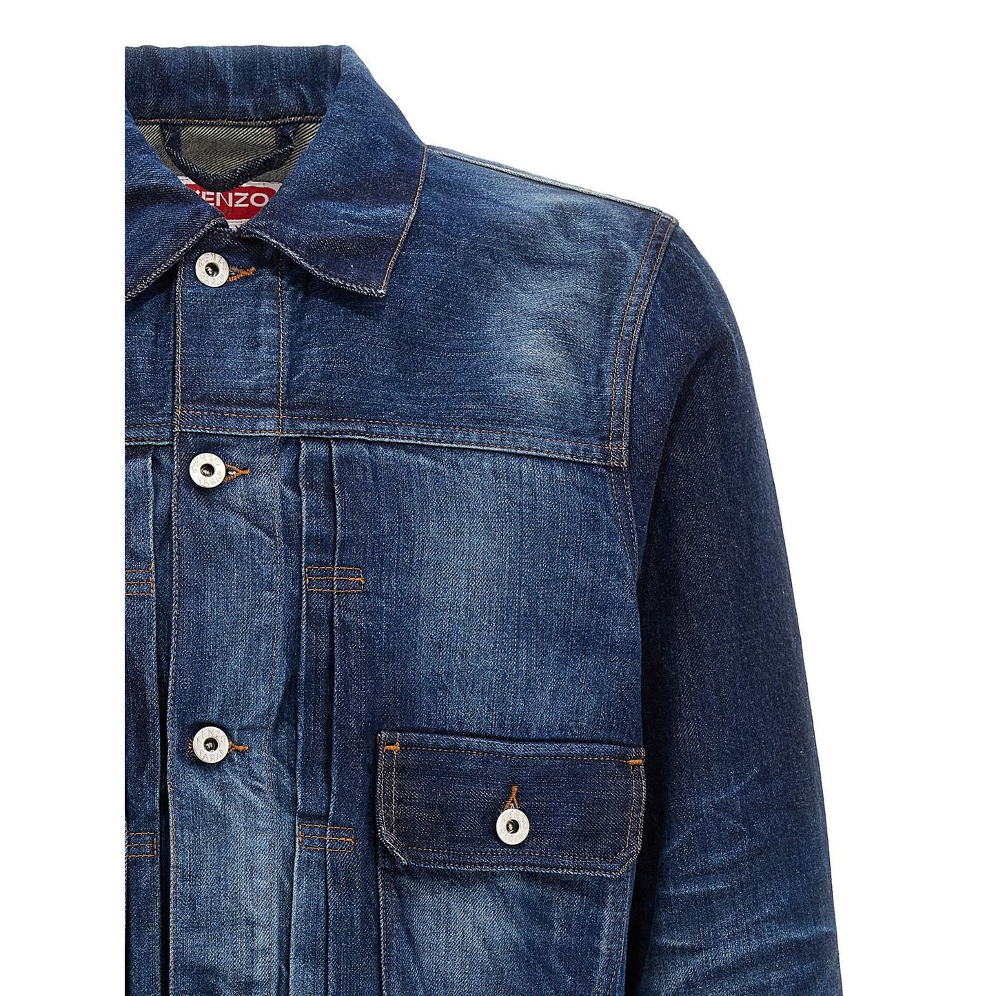 Kenzo Blue Cotton Denim Jacket