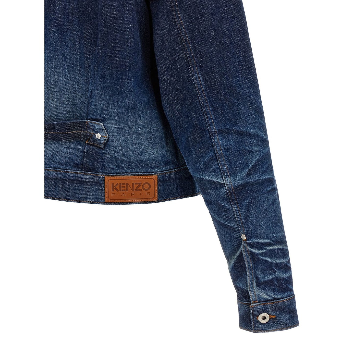 Kenzo Blue Cotton Denim Jacket