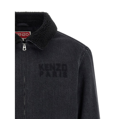 Kenzo Black Cotton Denim Jacket