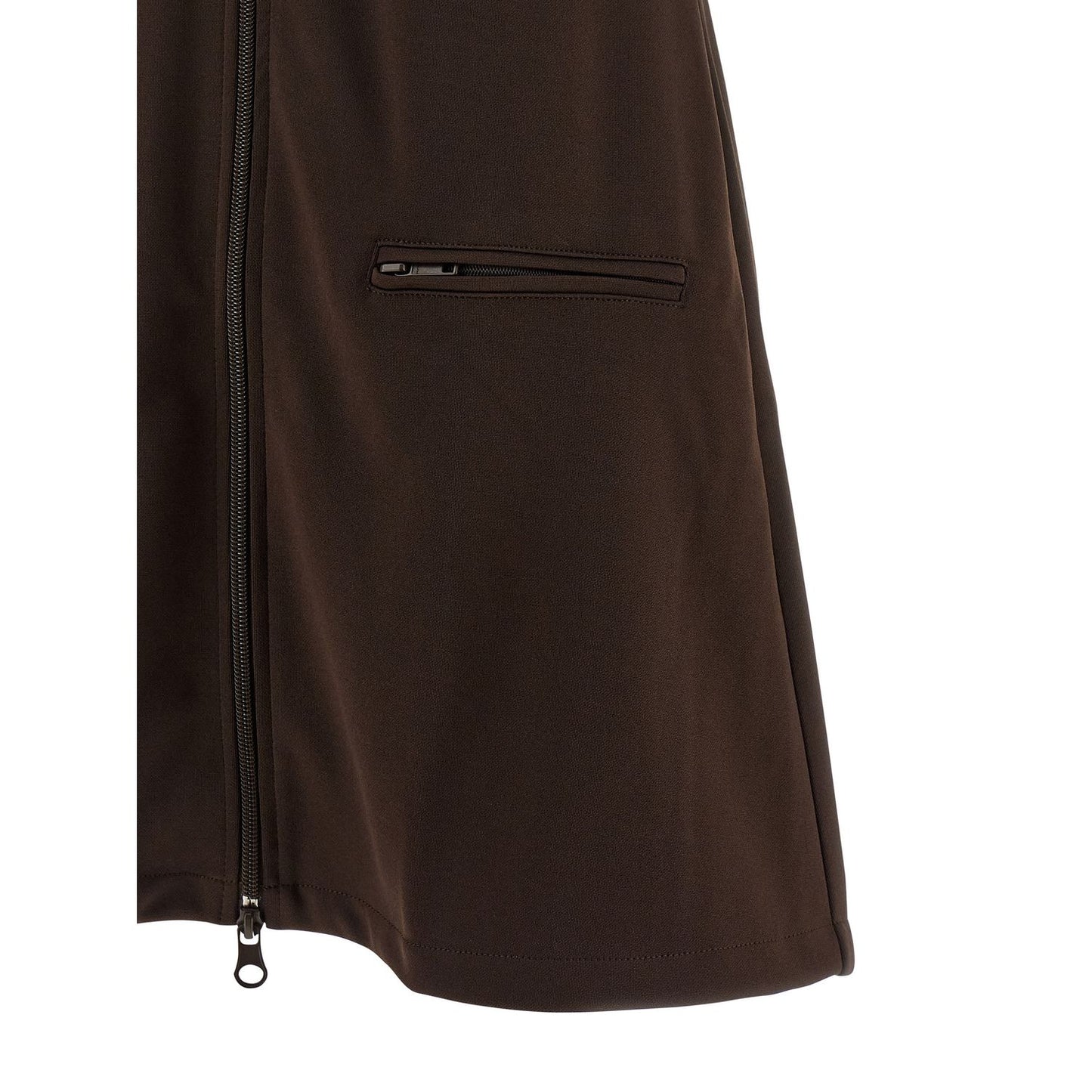 Courrèges Brown Polyester Short Dress