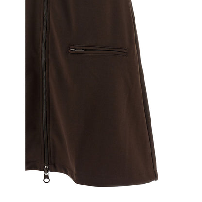 Courrèges Brown Polyester Short Dress
