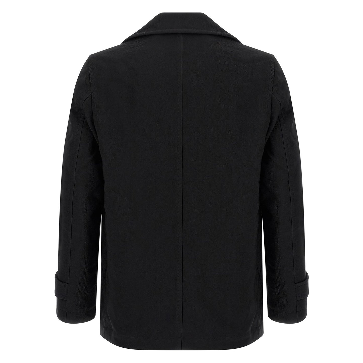 Comme Des Garçons Black Polyester Coat