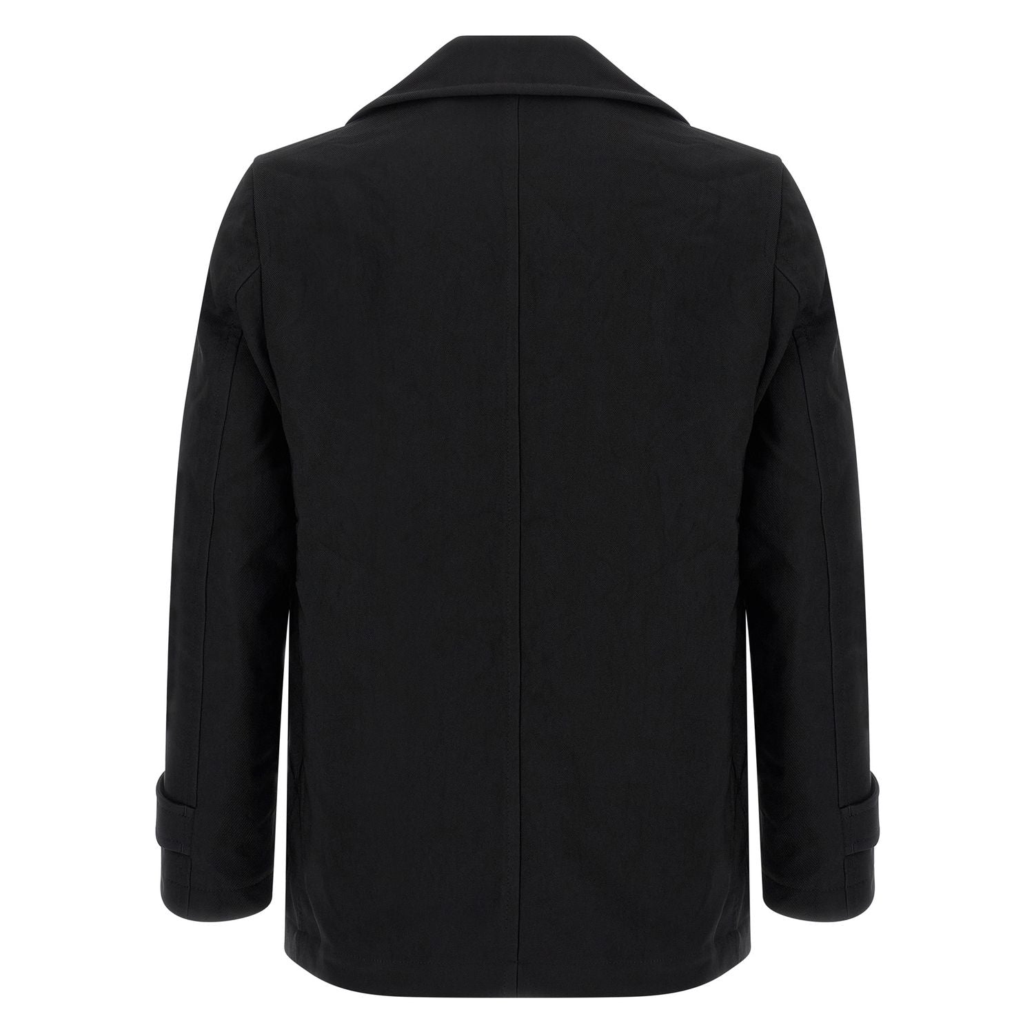 Comme Des Garçons Black Polyester Coat