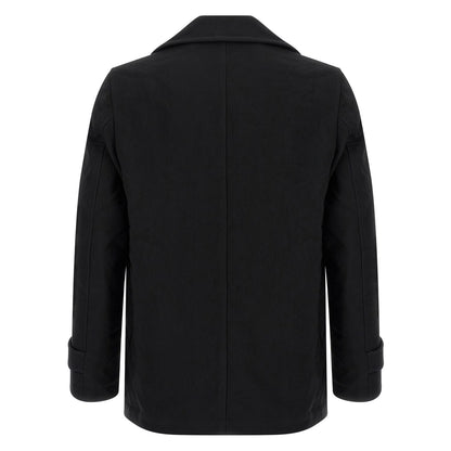 Comme Des Garçons Black Polyester Coat