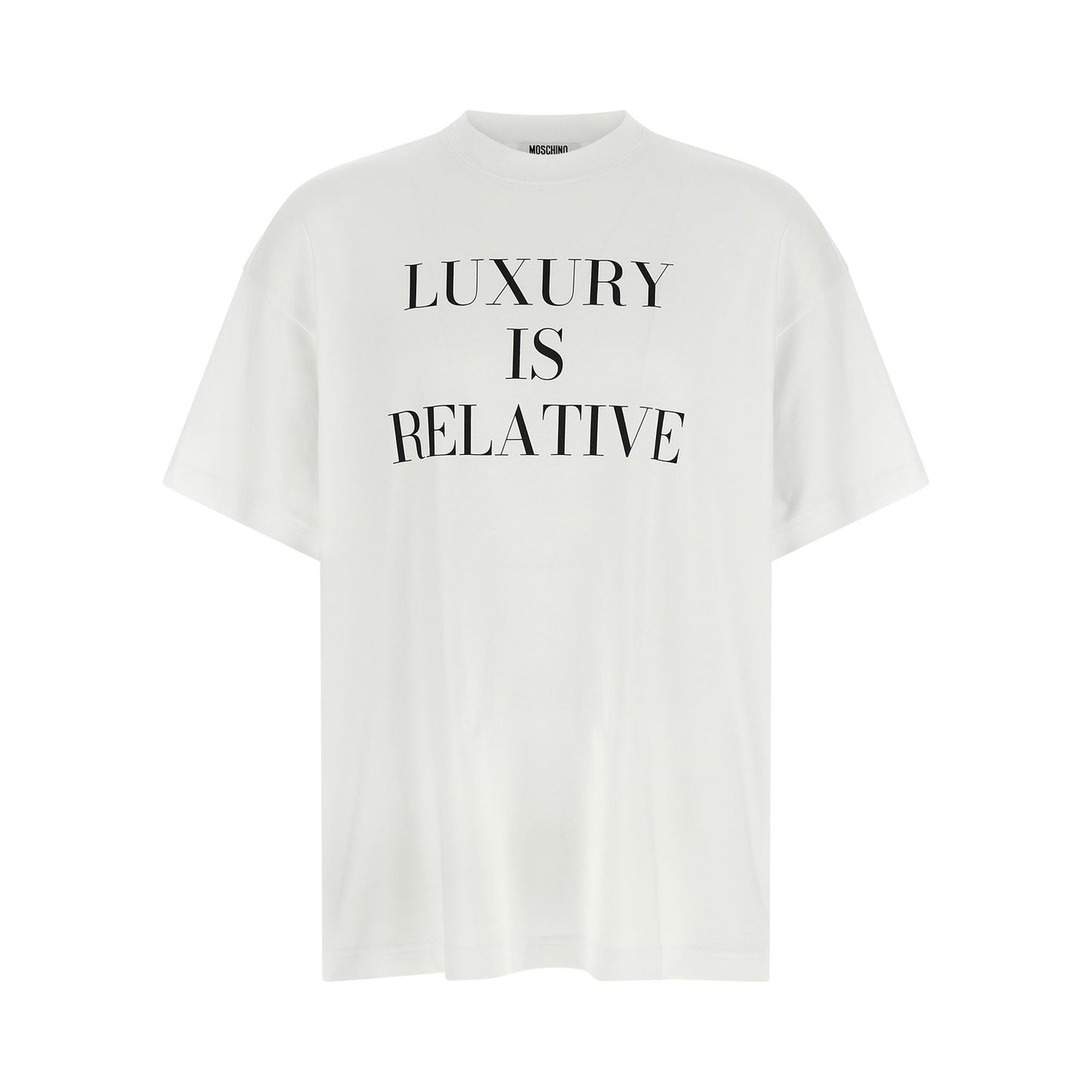 Moschino White Cotton T-Shirt