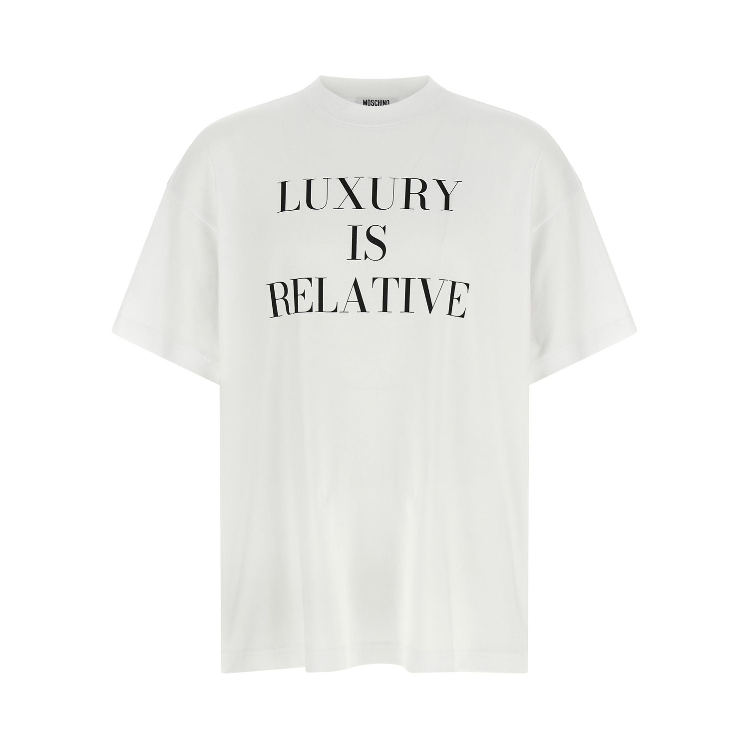 Moschino White Cotton T-Shirt