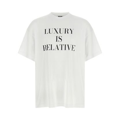 Moschino White Cotton T-Shirt