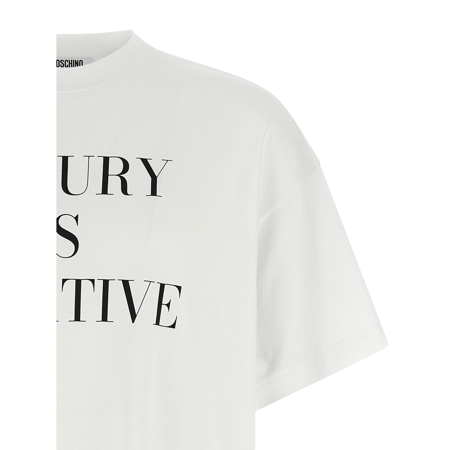 Moschino White Cotton T-Shirt