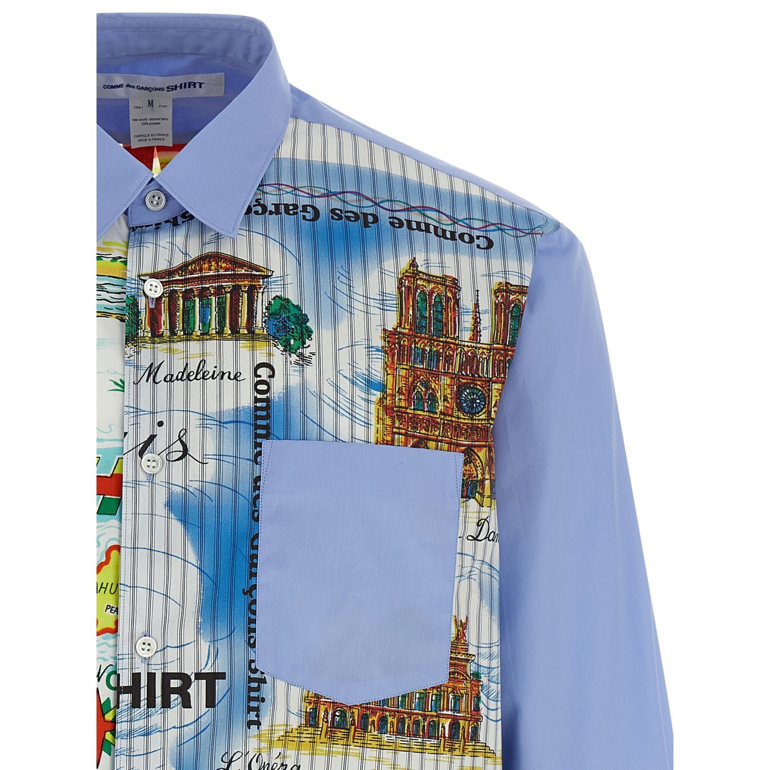 Comme Des Garçons Multicolor Cotton Blouse