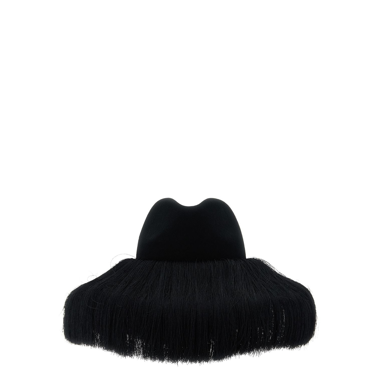 Comme Des Garçons Black Wool Fedora