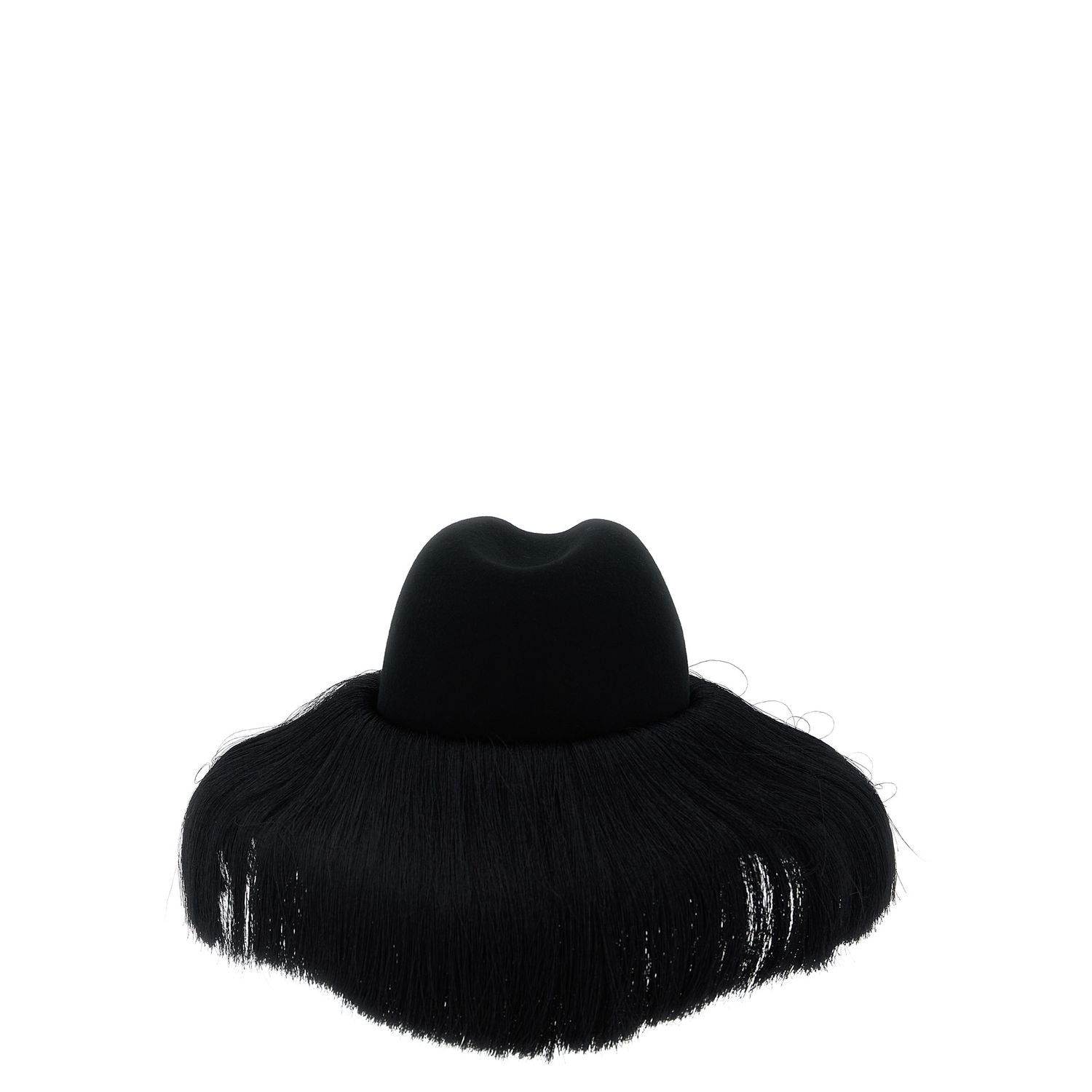 Comme Des Garçons Black Wool Fedora