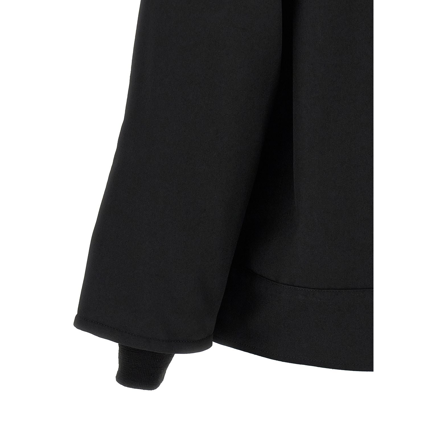 Comme Des Garçons Black Polyester Full-Length Jacket