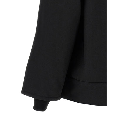 Comme Des Garçons Black Polyester Full-Length Jacket