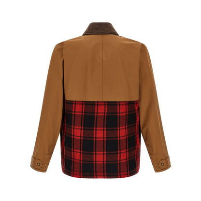 Junya Watanabe Brown Cotton Shell Jacket