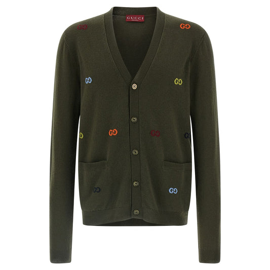 Gucci Bicolor Cashmere Cardigan