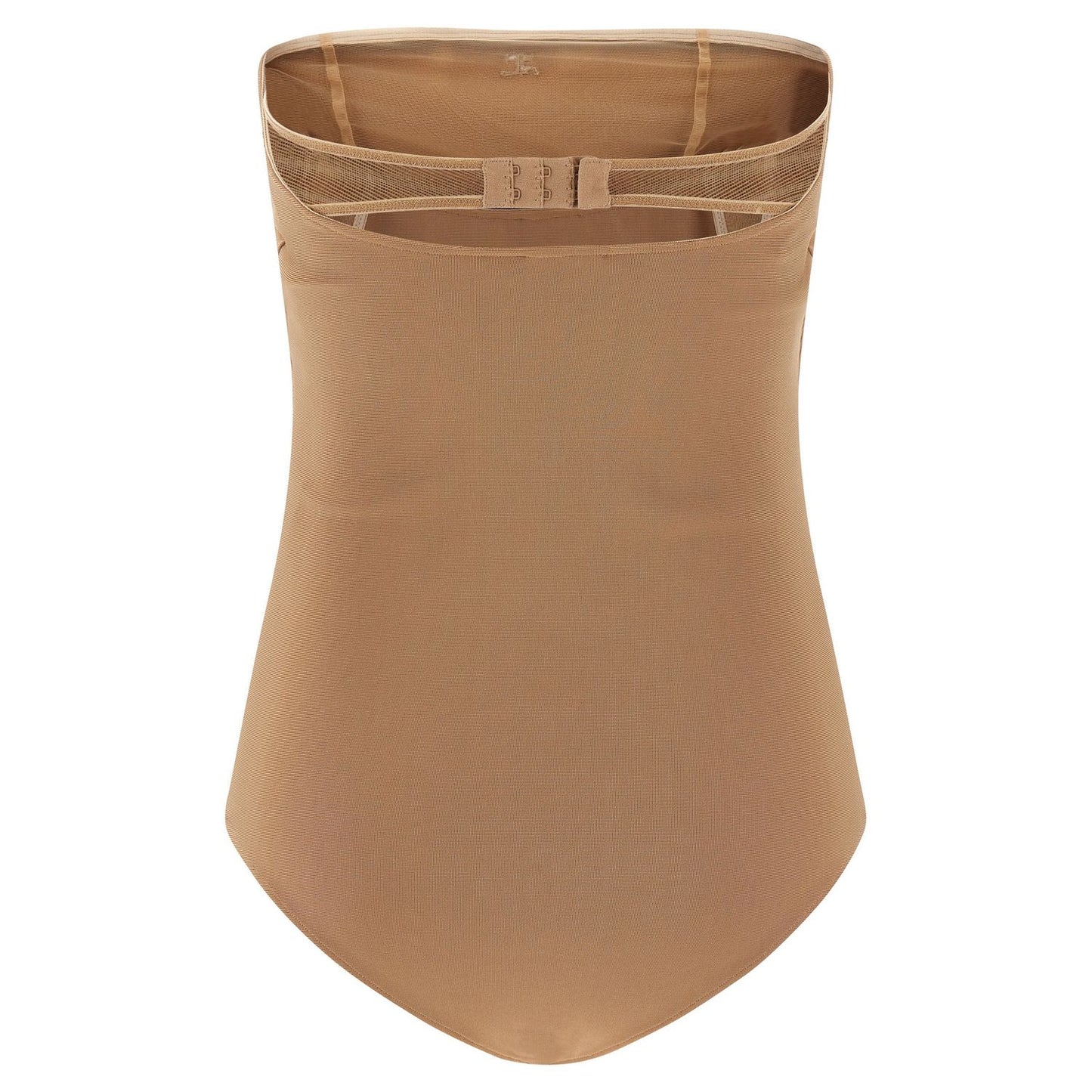 Courrèges Beige Viscose Bodysuit