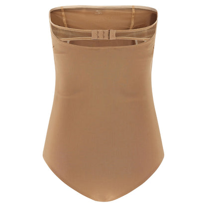 Courrèges Beige Viscose Bodysuit