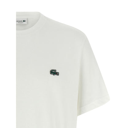 Lacoste White Cotton T-Shirt