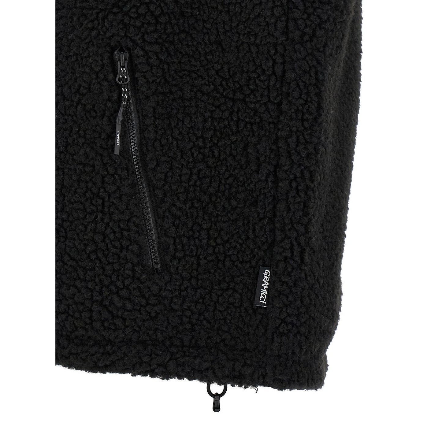 Gramicci Black Polyester Sleeveless Jacket