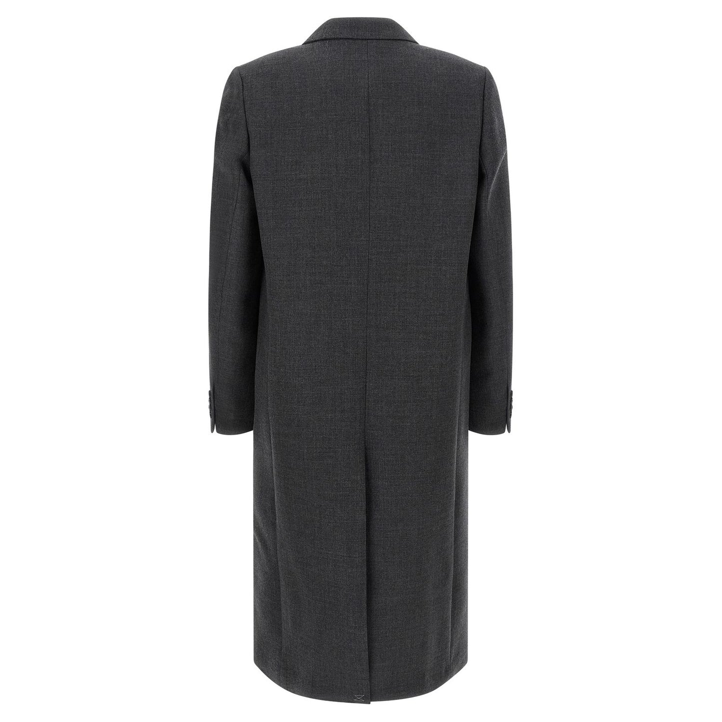 Dries Van Noten Gray Wool Coat