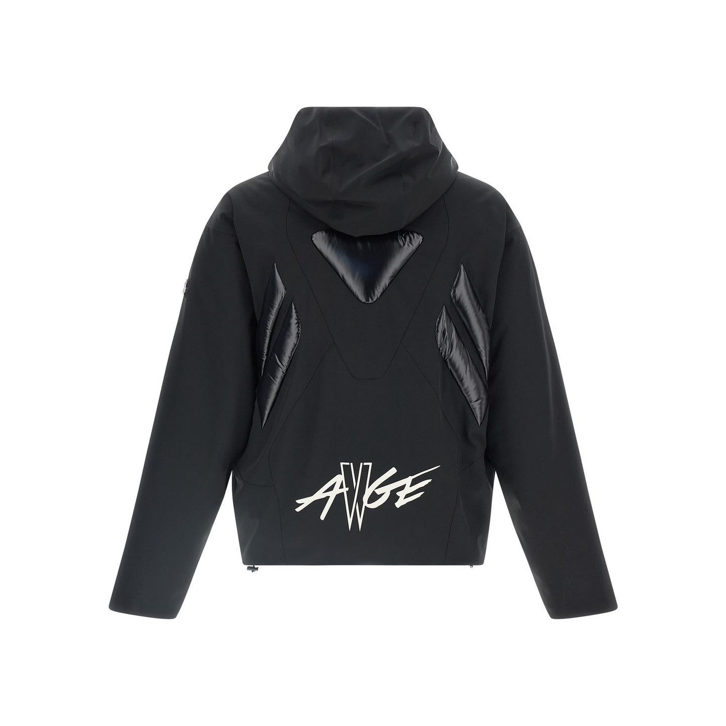 MONCLER GENIUS Black Polyamide Full-Length Jacket