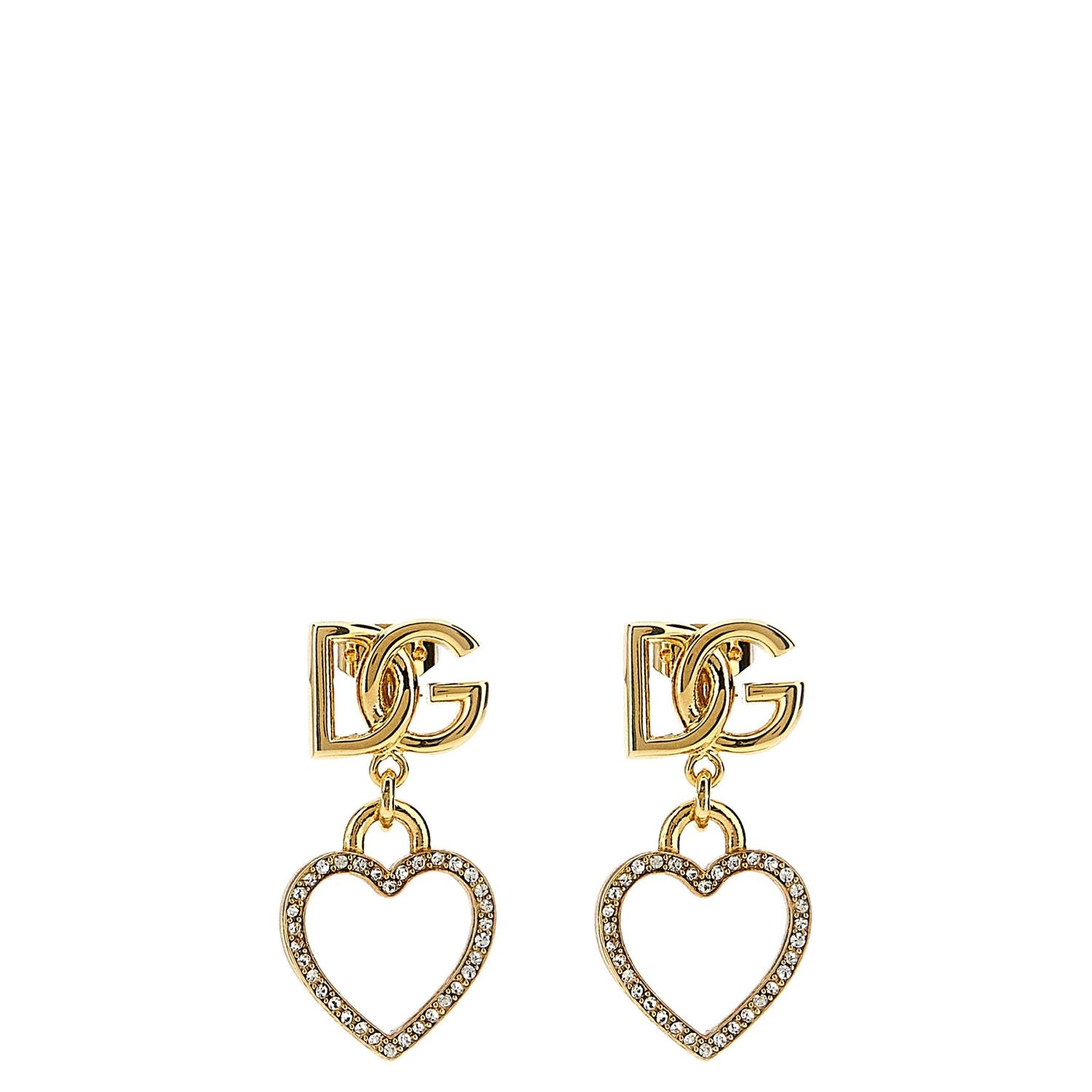 Dolce & Gabbana Gold Brass Earrings