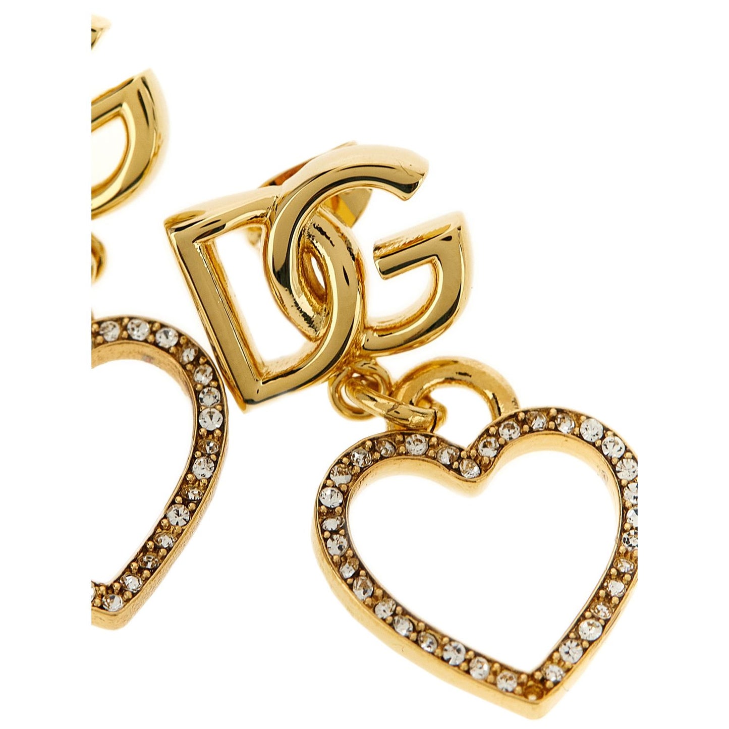 Dolce & Gabbana Gold Brass Earrings