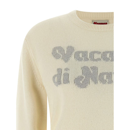 MC2 Saint Barth White Wool Cardigan